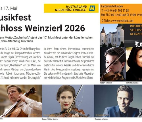 Einladung Musikfest